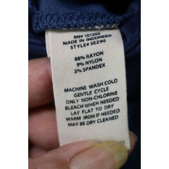 Soft Surroundings Blue Camo Pull-On Pants-Size 2X-Soft & Stretchy - Picture 5 of 8